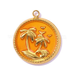 304 Stainless Steel Enamel Pendants&nbsp;OY016-96G-1