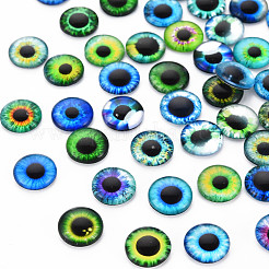 100 Pcs 50 Style Glass Cabochons&nbsp;GLAA-WH0022-87