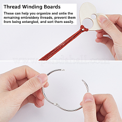 100Pcs MDF Board Bobbins&nbsp;DIY-GF0011-13C