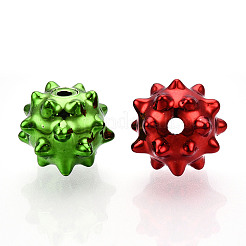 UV Plating Opaque Acrylic Beads&nbsp;PACR-T017-07