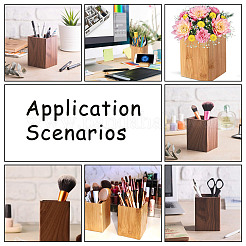 Walnutwood Pen Holder&nbsp;AJEW-WH0162-19