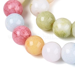 Opaque Ombre Effect Dyed Glass Beads Strands&nbsp;GLAA-Q106-04A-M01