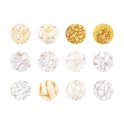 164Pcs Flower & Round Plastic & Alloy Round Beads&nbsp;DIY-YW0002-57