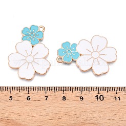Alloy Enamel Pendants&nbsp;ENAM-T020-37A-RS