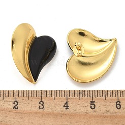 Heart 304 Stainless Steel Stud Earrings&nbsp;EJEW-A130-01G-01