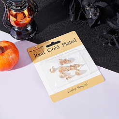 10Pcs Halloween Themed Brass Pendants&nbsp;KK-BBC0015-68A