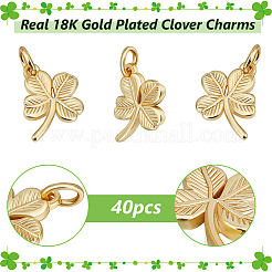 40Pcs Rack Plating Brass Pendants&nbsp;KK-BBC0016-92