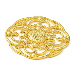 Tibetan Style Alloy Flower Large Pendants&nbsp;EA13474Y-G