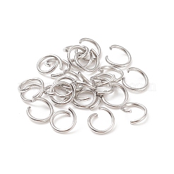 Tarnish Resistant 304 Stainless Steel Open Jump Rings&nbsp;STAS-R049-6x0.8mm