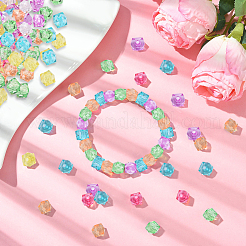 300Pcs Transparent Acrylic Beads&nbsp;ACRP-PA0001-01C