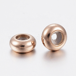 Ion Plating(IP) 202 Stainless Steel Beads&nbsp;LS-STAS-F148-6mm-07RG