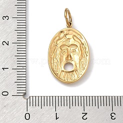 Embossed 304 Stainless Steel Pendants&nbsp;STAS-Z189-04G