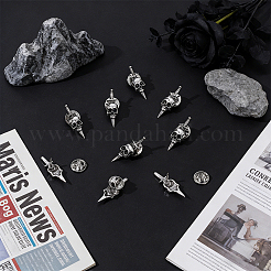 10Pcs Halloween Alloy Lapel Pin Backs for Backpack Clothes&nbsp;JEWB-UN0002-69A