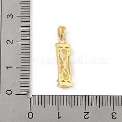 925 Sterling Silver & Glass Hourglass Pendants&nbsp;STER-D305-02G