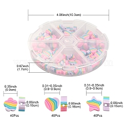 120Pcs 3 Style Handmade Polymer Clay Beads&nbsp;CLAY-YW0001-63