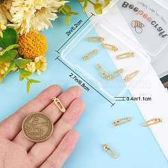 Brass 14Pcs Micro Pave Cubic Zirconia Pendants&nbsp;ZIRC-BBC0001-60