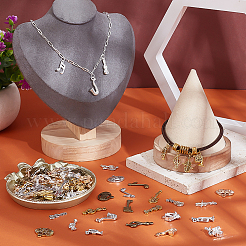 100Pcs 100 Styles Alloy Pendants&nbsp;FIND-WH0126-746
