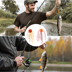 24Pcs 6 Colors Dice-Shaped TPE Soft Bait&nbsp;AJEW-FH0009-35