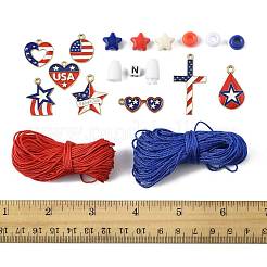Independence Day DIY Necklaces/Bracelets Making Kits&nbsp;DIY-FS0009-70