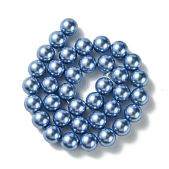 Eco-Friendly Glass Pearl Beads Strands&nbsp;HY-A008-12mm-RB015