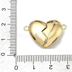 Valentine's Day Brass Micro Pave Clear Cubic Zirconia Split Pendants&nbsp;KK-A293-24G