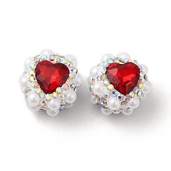 Polymer Clay Rhinestone Beads&nbsp;RGLA-D050-04A