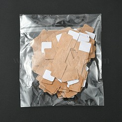 Paper Fold Over Blank Sticky Price Tags&nbsp;CDIS-YW0001-09B