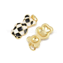 Brass Enamel Pendants&nbsp;KK-L240-18G