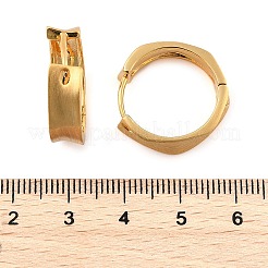 Brass Hoop Earrings for Women&nbsp;EJEW-U055-07G