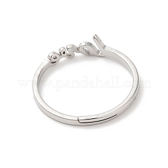 Non-Tarnish 304 Stainless Steel Finger Rings&nbsp;RJEW-L107-018P