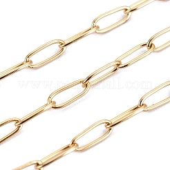 304 Stainless Steel Paperclip Chains&nbsp;CHS-F010-01B-G-02