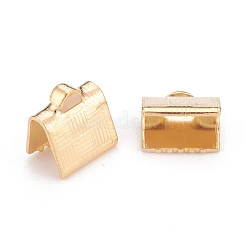 304 Stainless Steel Ribbon Crimp Ends&nbsp;STAS-P249-30G