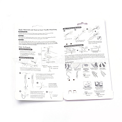 Plastic with Iron DIY Embroidery Magic Pen Set&nbsp;TOOL-Q010-19-B