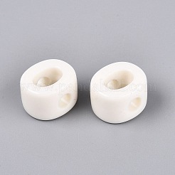 Opaque Acrylic European Beads&nbsp;OACR-M027-01O-06