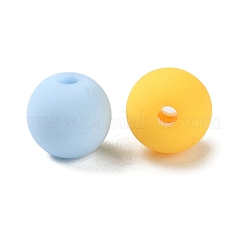 Rubberized Style Imitated Silicone Acrylic Beads&nbsp;X1-MACR-D029-01A