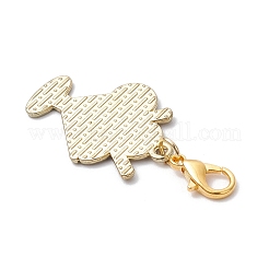8Pcs Dessert Alloy Enamel Pendant Decorations&nbsp;HJEW-JM03193