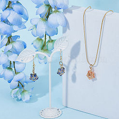 60Pcs Wire Wrapped Electroplate Glass Pendants&nbsp;PALLOY-FH0008-76A