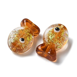 Handmade Foil Lampwork Fish Beads&nbsp;FOIL-Z001-01I