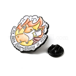 Fine Thmem Enamel Pin&nbsp;JEWB-K018-30D-EB