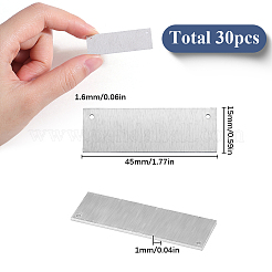 30Pcs Aluminum Pendants&nbsp;FIND-SC0010-01