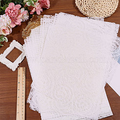 20Pcs 4 Styles Hollow Out Craft Paper&nbsp;DIY-WH0349-602