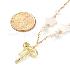 Alloy Crystal Rhinestone Bowknot Pendant Necklaces&nbsp;X1-NJEW-TA00168