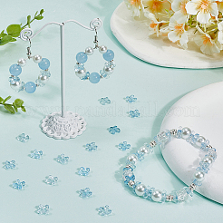 180Pcs Transparent Spray Painted Glass Beads&nbsp;GLAA-SC0002-46