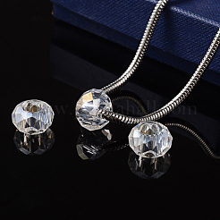 Handmade Crystal European Beads&nbsp;GPDL21Y-28