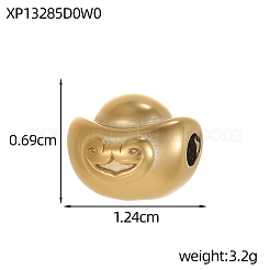 304 Stainless Steel Pendants&nbsp;STAS-OY015-63G