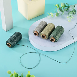 4 Rolls 4 Colors Waxed Polyester Cord&nbsp;YC-TA0001-29B