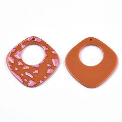 Opaque Printed Acrylic Pendants&nbsp;MACR-N011-004-D03