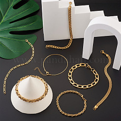 304 Stainless Steel Chain Bracelets&nbsp;STAS-TA0004-58