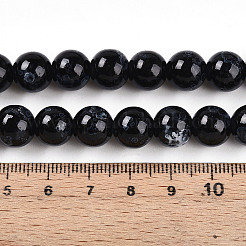 Baking Paint Glass Beads Strands&nbsp;DGLA-N003-10mm-A10
