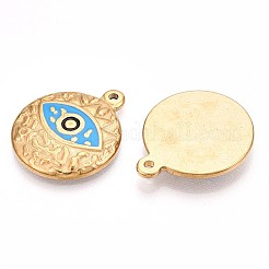 304 Stainless Steel Enamel Pendants&nbsp;STAS-T064-58